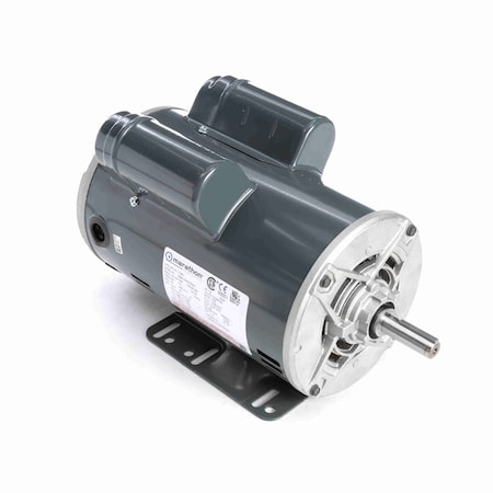 Leeson General Purpose Motor, 1.50 HP, 1 phase, 1800 RPM, 115/208-230 V, 56H Frame, ODP C186A